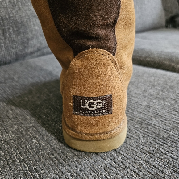 UGG Uptown Lace Up Genuine Leather Boots Two Tone - Picture 7 of 15